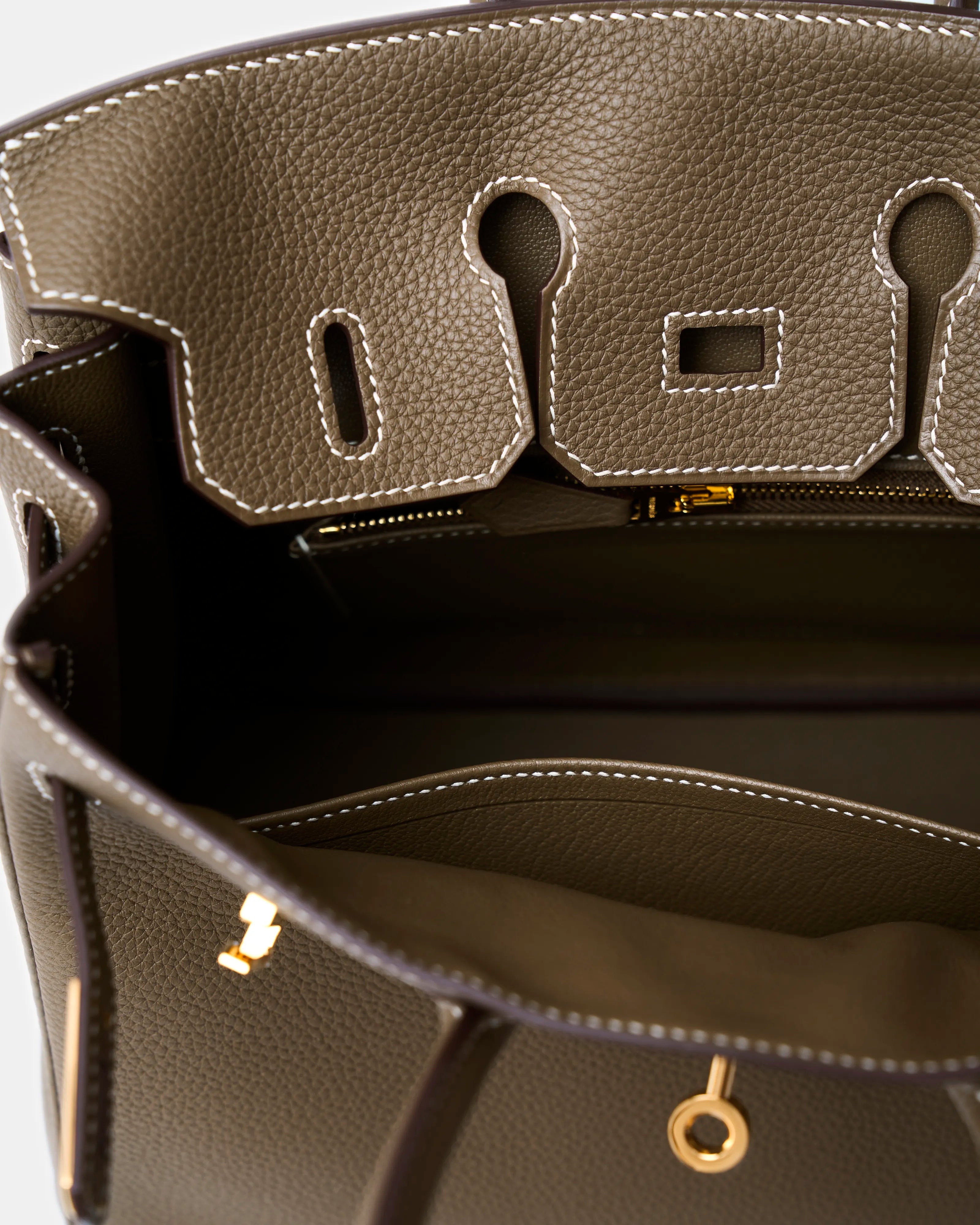 Hermès Birkin 25 Etoupe Togo GHW