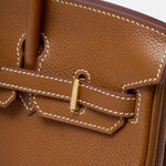 Hermès Birkin 25 Togo Gold Barenia GHW