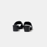 Hermès Candy Black PHW Sandals