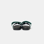 Hermès Chypre Bleu Celeste/Vert Oyat Epsom Sandals