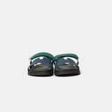 Hermès Chypre Bleu Celeste/Vert Oyat Epsom Sandals