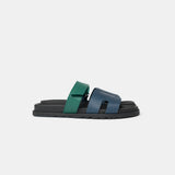 Hermès Chypre Bleu Celeste/Vertoyat Epsom Sandals