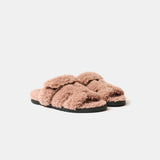 Hermès Chypre Bois De Santal Peau Lainee Sandals