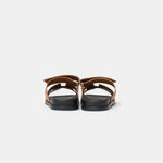Hermès Chypre Naturel Embroidered Calfskin Sandals
