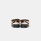 Hermès Chypre Naturel Embroidered Calfskin Sandals