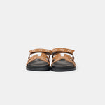 Hermès Chypre Naturel Embroidered Calfskin Sandals