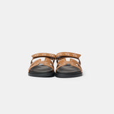 Hermès Chypre Naturel Embroidered Calfskin Sandals