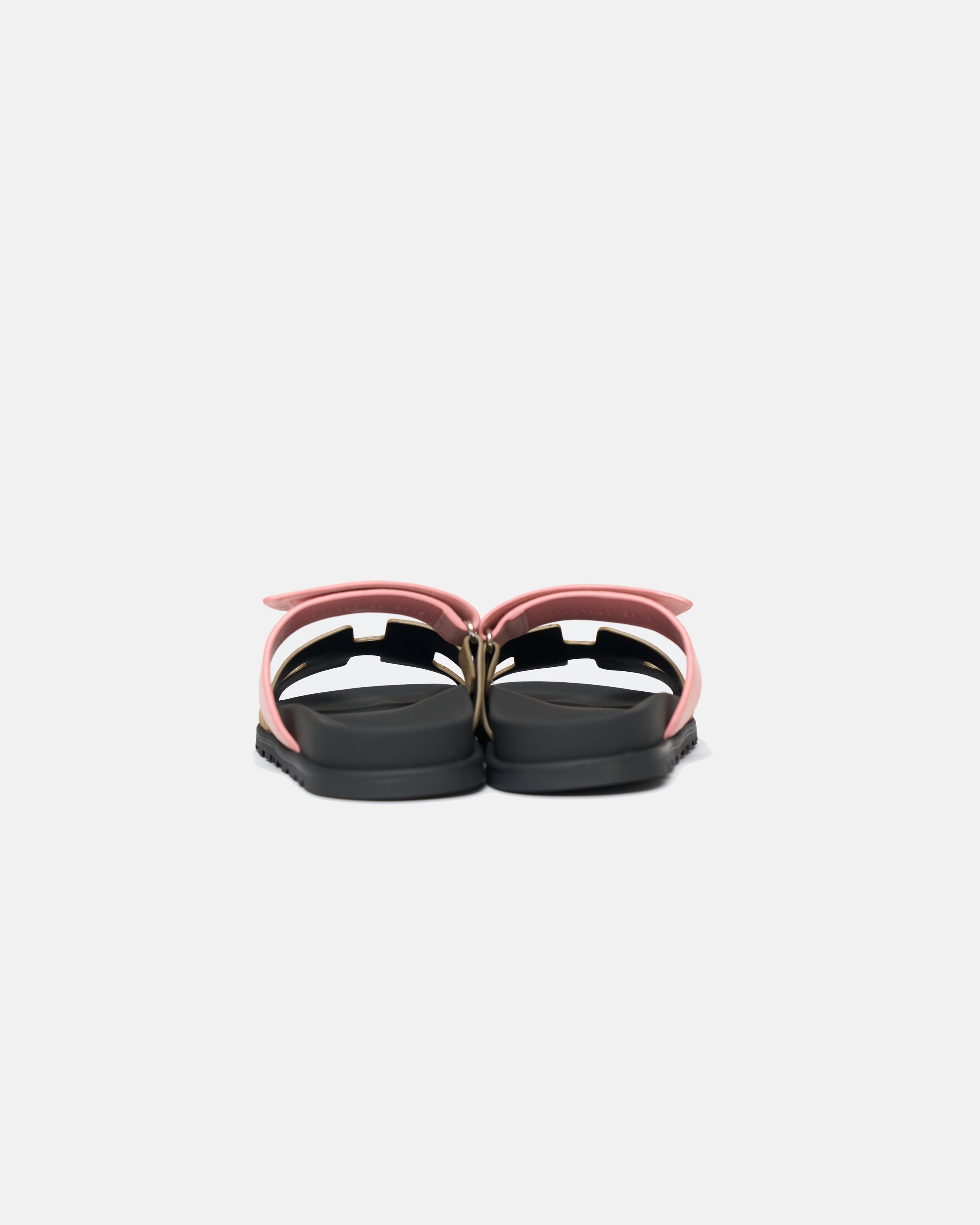 Hermès Chypre Toundra Rose Du Desert Suede Sandals
