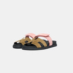 Hermès Chypre Toundra Rose Du Desert Suede Sandals