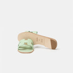 Hermès Oran Vert Jade Epsom Sandals