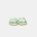 Hermès Oran Vert Jade Epsom Sandals