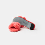 Hermès Oran Peau Lainee Rose Du Desert Sandals