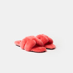 Hermès Oran Peau Lainee Rose Du Desert Sandals