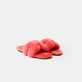 Hermès Oran Peau Lainee Rose Du Desert Sandals
