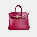 Hermès Birkin 25 Rouge Piment Tadelakt GHW
