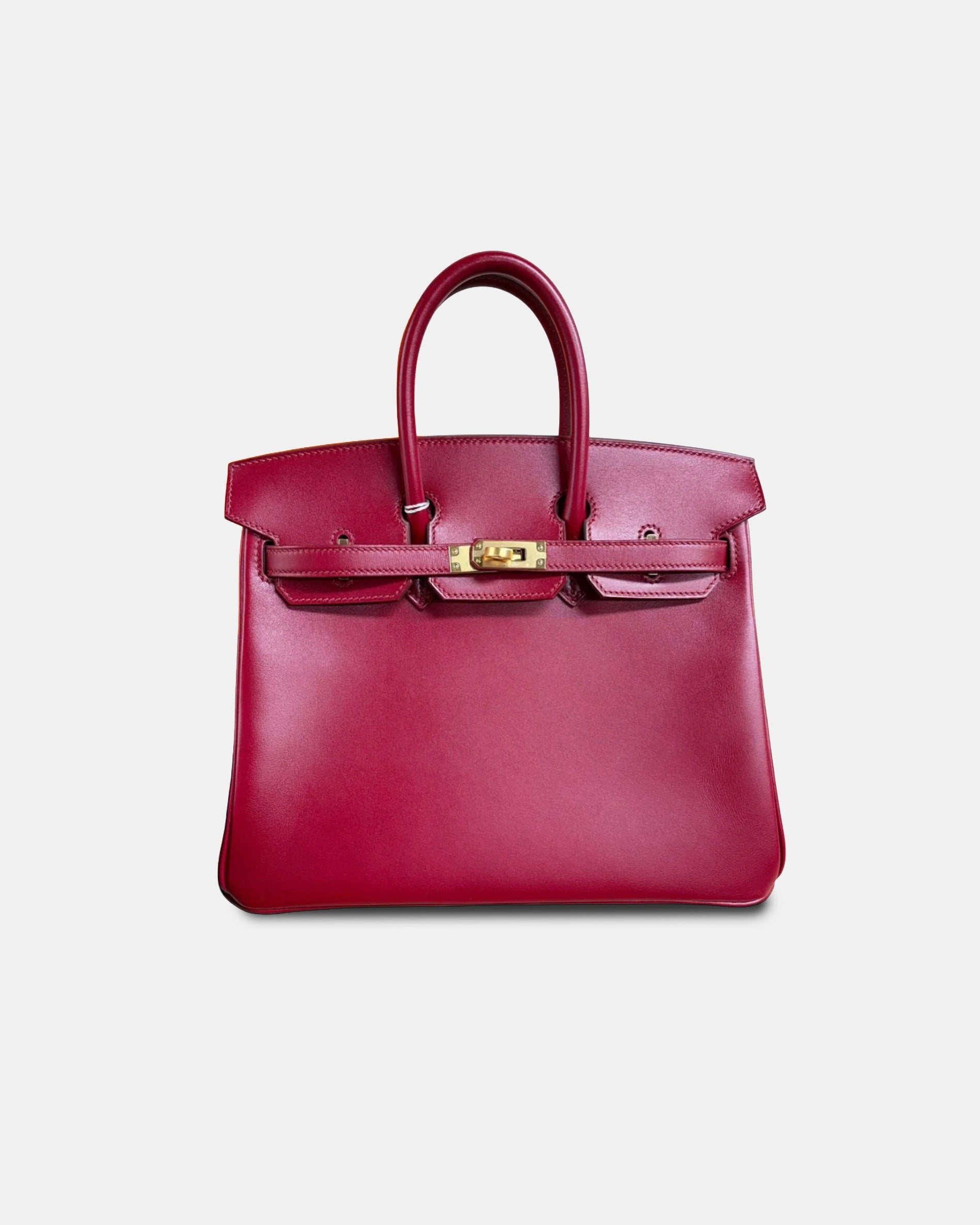 Hermès Birkin 25 Rouge Piment Tadelakt GHW