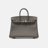 Hermès Birkin 25 Etain Togo RGHW