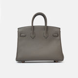 Hermès Birkin 25 Etain Togo RGHW