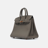 Hermès Birkin 25 Etain Togo RGHW