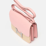 Hermès Mini Constance 18 Rose Sakura Chevre Mysore PHW