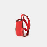 Hermès Mini Della Cavalleria Rouge de Coeur Epsom PHW