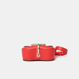 Hermès Mini Della Cavalleria Rouge de Coeur Epsom PHW