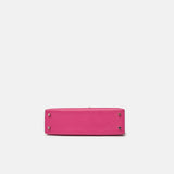 Hermès Mini Kelly 20 Rose Pourpre Epsom PHW