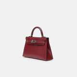 Hermès Mini Kelly 20 Rouge Box Calf Leather PHW