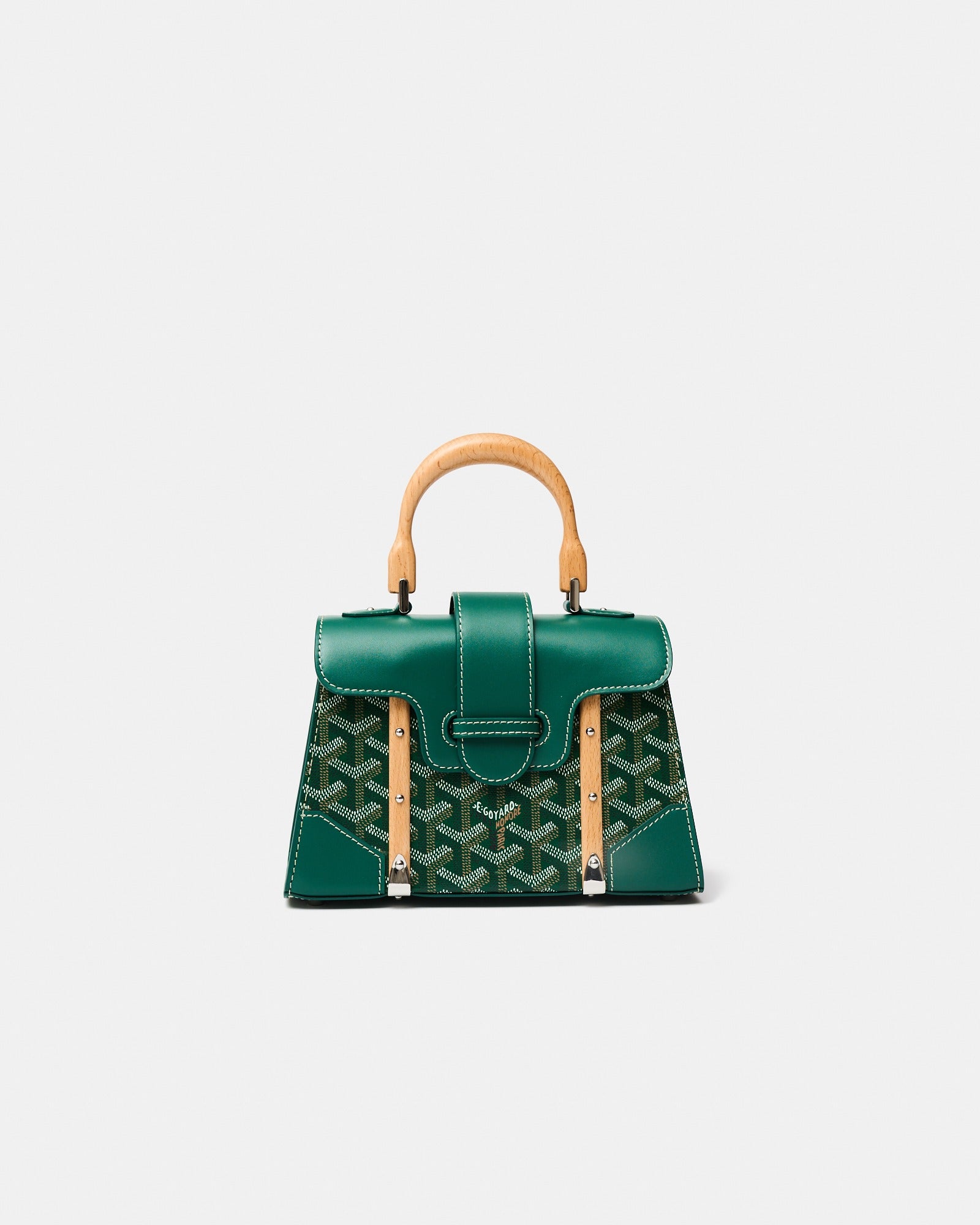 Goyard Saïgon Structure Mini Green Bag