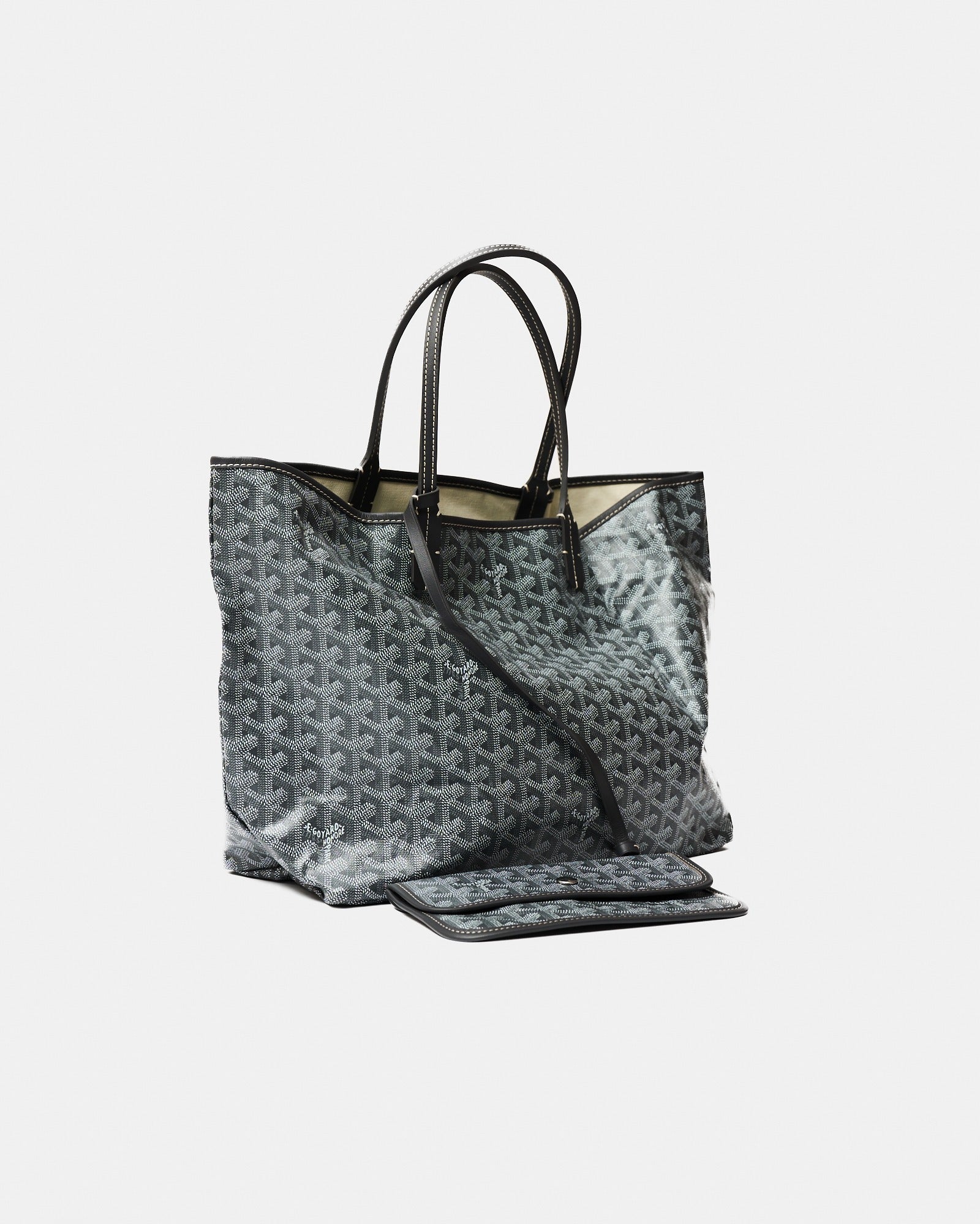Goyard Saint Louis PM Gray Tote Bag