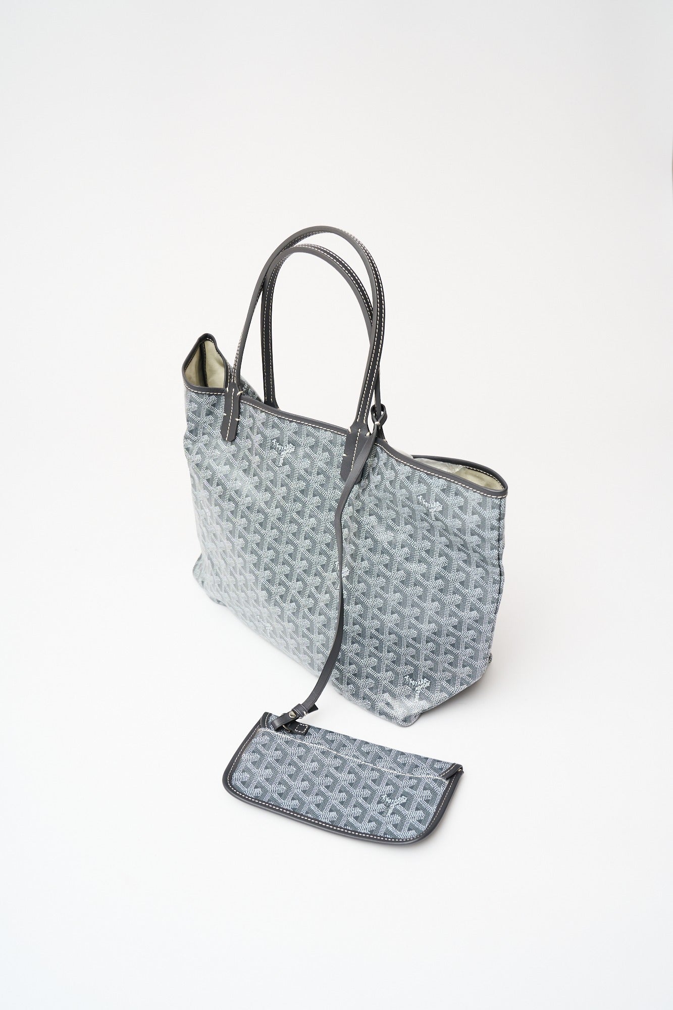 Goyard Saint Louis PM Gray Tote Bag