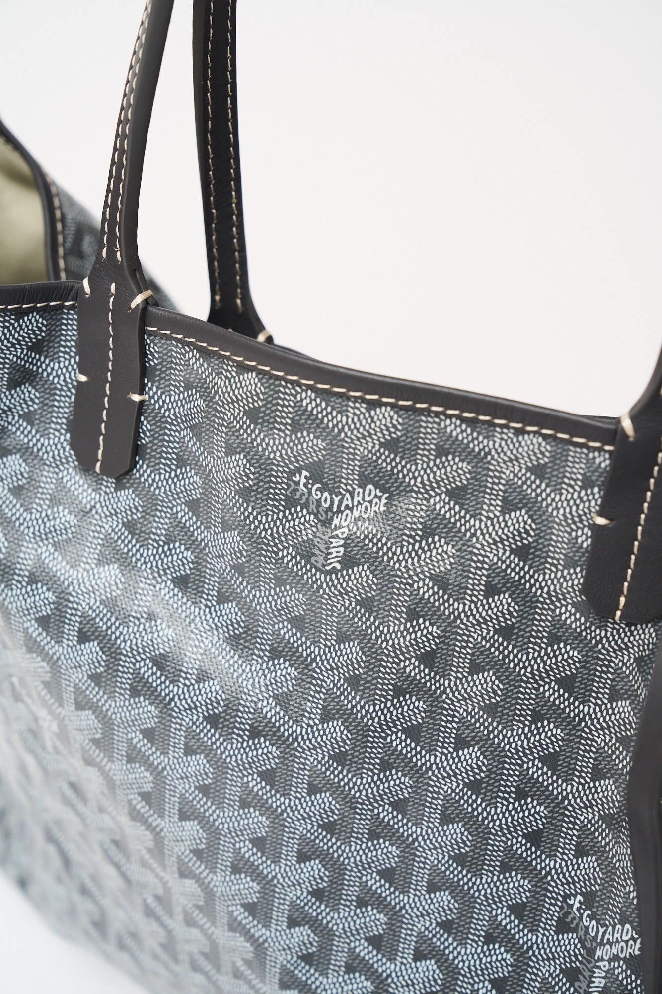 Goyard Saint Louis PM Gray Tote Bag