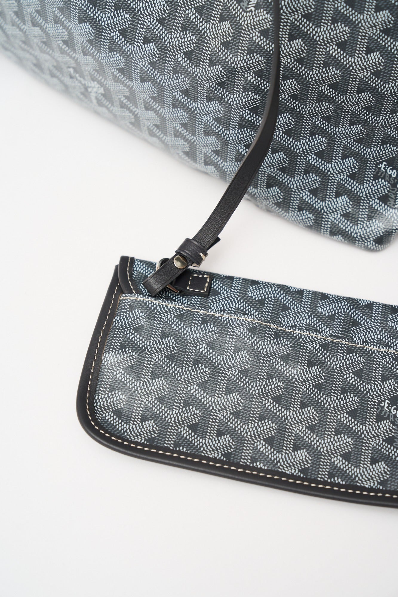 Goyard Saint Louis PM Gray Tote Bag