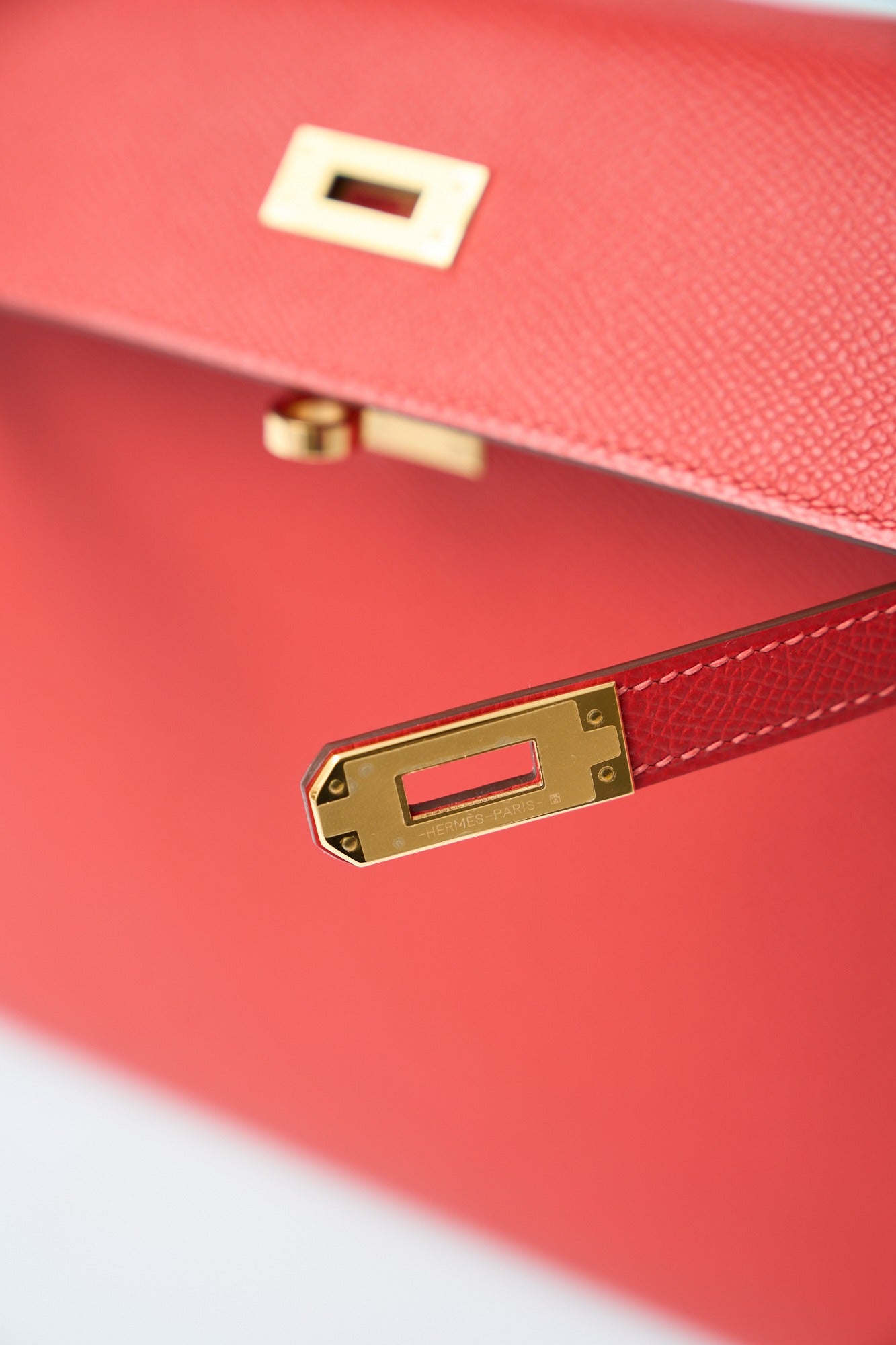 Hermès Kelly 25 Rouge de Coeur Epsom GHW