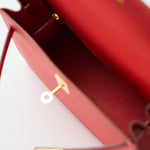 Hermès Kelly 25 Rouge de Coeur Epsom GHW