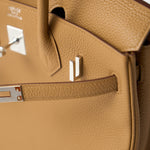 Hermès Birkin 25 Biscuit Togo PHW