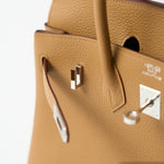 Hermès Birkin 25 Biscuit Togo PHW