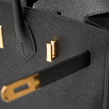 Hermès Birkin Sellier 25 Black Epsom GHW