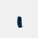 Chanel Classic Wallet On Chain Dark Blue Denim GHW