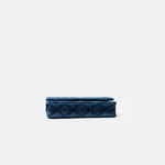 Chanel Classic Wallet On Chain Dark Blue Denim GHW