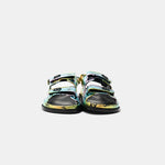 Chanel Multicolor Laminated Calfskin Dad Sandals 37.5