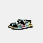 Chanel Multicolor Laminated Calfskin Dad Sandals 37.5