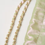 Chanel 22 Light Green Lambskin Gold-Tone Metal