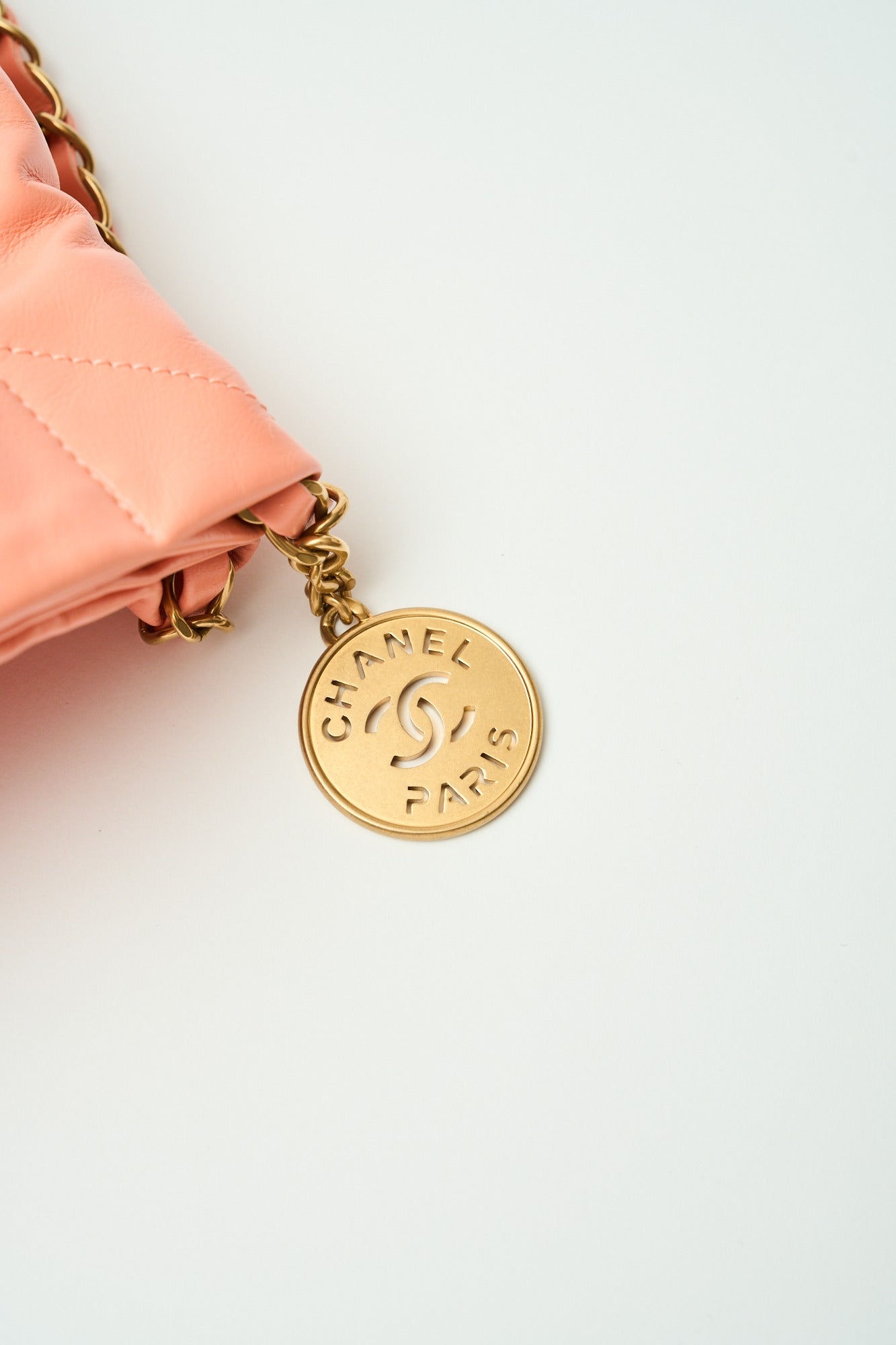 Chanel Chanel 22 Light Orange Lambskin GHW