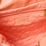 Chanel Chanel 22 Light Orange Lambskin GHW
