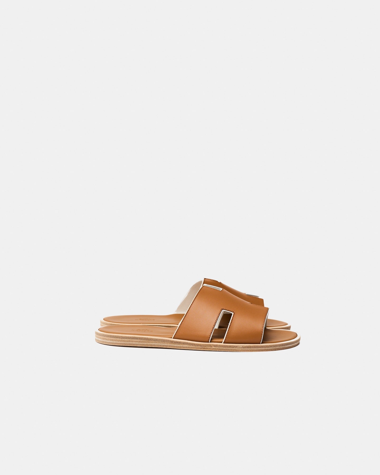 Hermès Izmir Naturel/Blanc Sandal 42