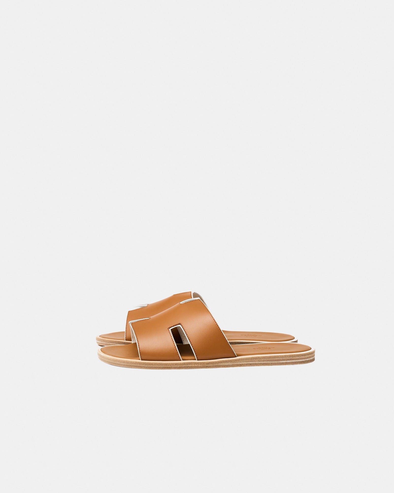 Hermès Izmir Naturel/Blanc Sandal 42