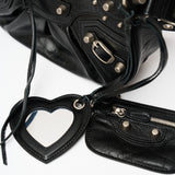 Balenciaga Le Cagole XS Black Leather Bag