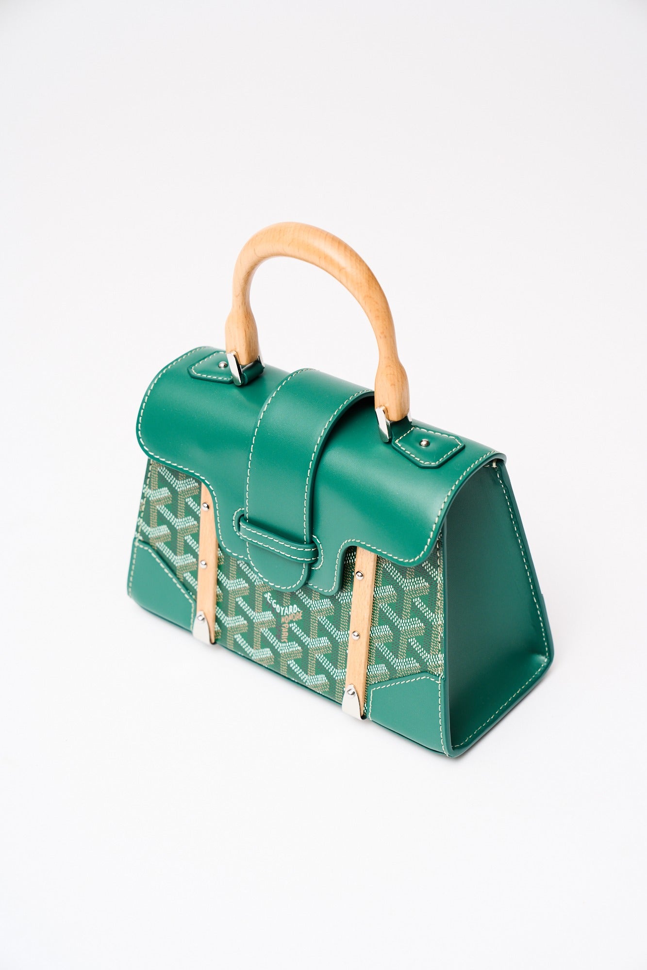 Goyard Saïgon Structure Mini Green Bag