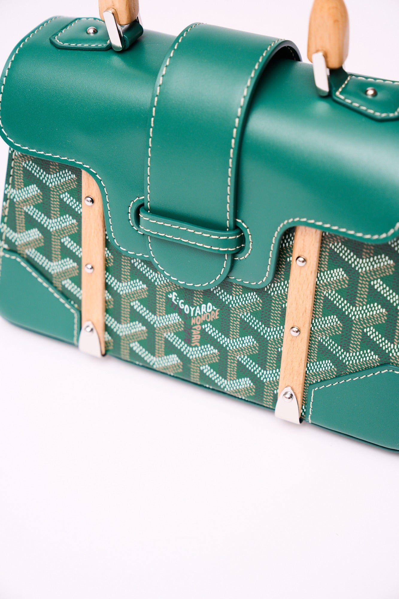 Goyard Saïgon Structure Mini Green Bag